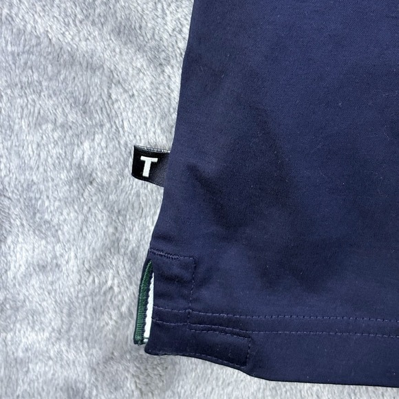 Ted Baker London Polo Mens Navy Size 4 Slim Cotton Short Sleeve Evening - Picture 5 of 14